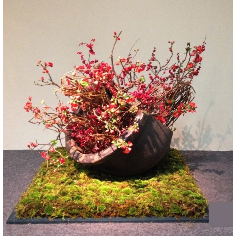 草月いけばな展画像